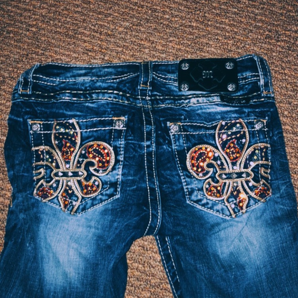 Miss Me Denim Skinny Jeans Kids Size: 10
